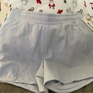 Calvin Klein Women's Soft Blue Athletic Shorts